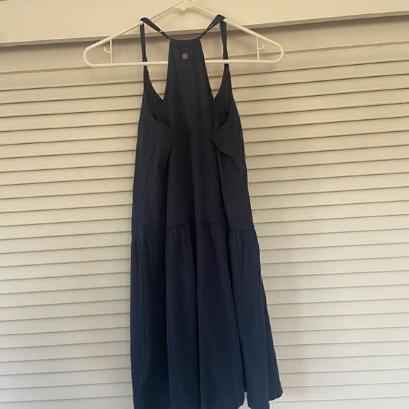 Roxy LaPointe Beaches Embroidered Tank Dress Blue Size XS - Picture 7 of 14